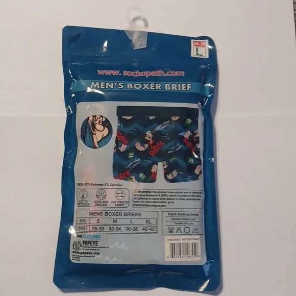 Popeye Men's Boxer Brief - Picture 2 of 3